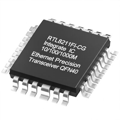 RTL8211FI-CG Ethernet IC 10/100/1000M Ethernet Transceiver with RGMII Interface in QFN40 Package