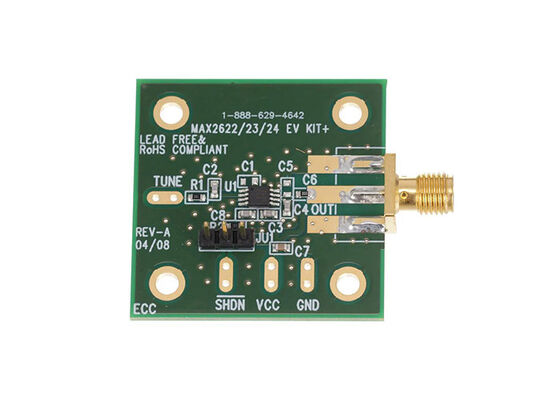 MAX2622EVKIT Embedded Solutions 855MHz To 881MHz Voltage Controlled Oscillator Evaluation Board