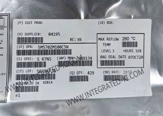 5M570ZM100C5N Field Programmable Gate Array with 9ns MAX V Performance, 570 Logic Elements in TFBGA100 Package