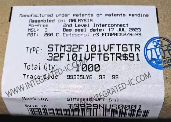 STM32F101VFT6TR Microcontroller MCU with 36MHz ARM Cortex-M3 Core and 768KB Flash Memory