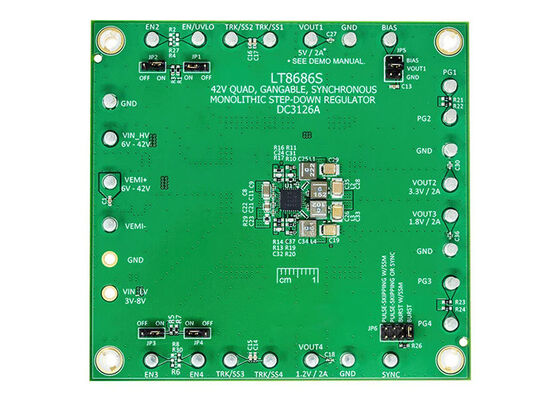 DC3126A Embedded Solutions 42V Synchronous Monolithic Step-Down Regulator Evaluation Board