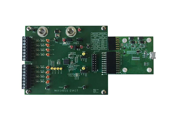MAX14915EVKIT Embedded Solutions 8-Channel High Side Driver Power Management Evaluation Board