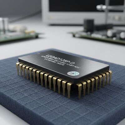 LEOAD128P-D Low-Power Rad-Hard 12-Bit ADC Integrated Circuit Chip with 8-Channel 1Msps Conversion