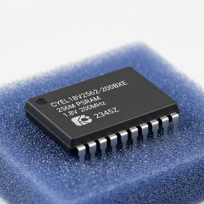 CYEL18V2562-200BKXE Memory IC Chip 256 MBit Pseudostatic RAM with 1.8 V Operating Voltage and 200MHz Interface Frequency