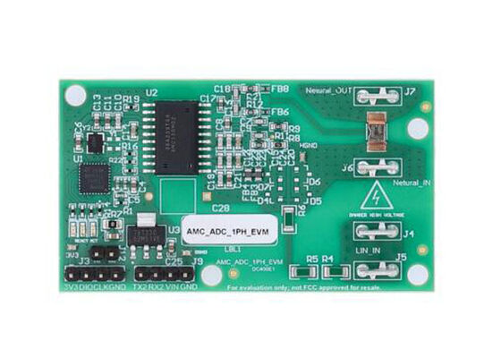 AMC-ADC-1PH-EVM Embedded Solutions AMC130M02 Single-Phase Energy Meter Evaluation Module