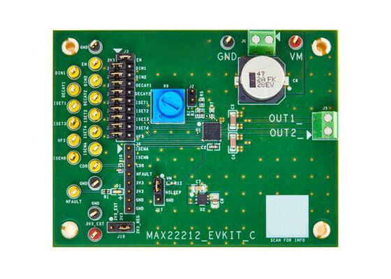MAX22212EVKIT Embedded Solutions MAX22212 Single Brushed DC Motor Driver Evaluation Kit