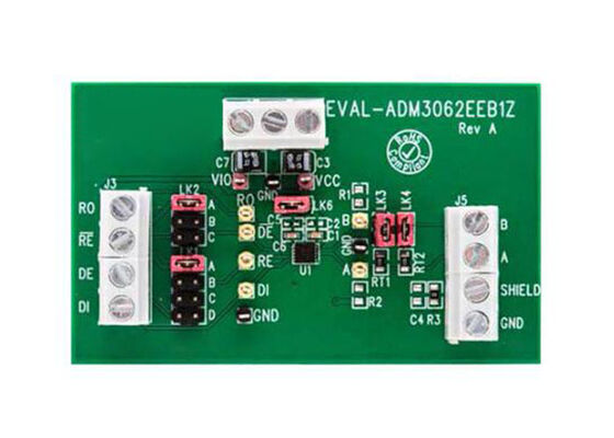 EVAL-ADM3062EEB1Z Embedded Solutions Evaluation Board For ADM3062E 500kbps RS-485 Transceiver