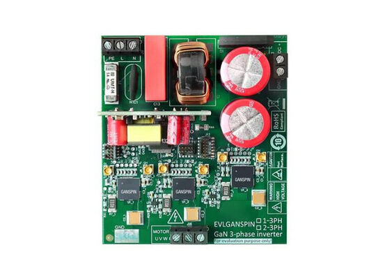 EVLGANSPIN1-3PH Embedded Solutions GANSPIN611 STM32G431RB Motor Control Reference Design Board