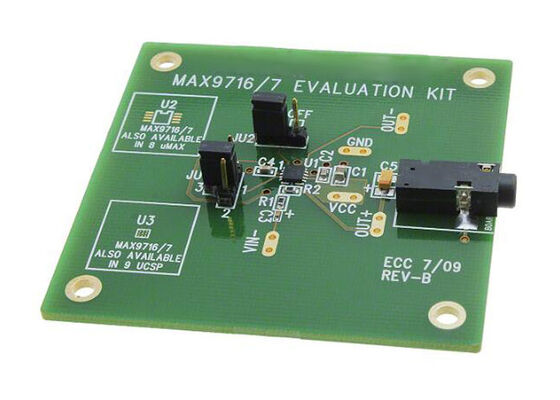 MAX9716EVKIT Embedded Solutions MAX9716 Audio Power Amplifiers Evaluation Board