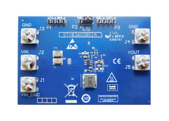 STEVAL-3603BC1 Embedded Solutions DCP3603 Synchronous Buck Converter Evaluation Board