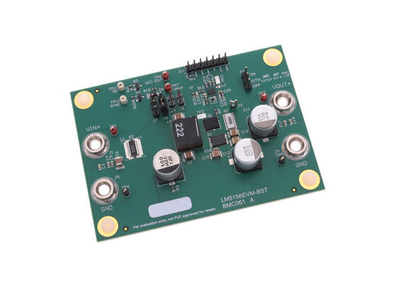 LM5156EVM-BST Embedded Solutions Non-Isolated Output Step Up DC/DC Controller Evaluation Board
