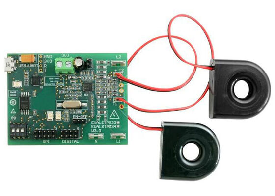 EVALSTPM34 Embedded Solutions STPM34 Dual-Phase Energy Metering Evaluation Board