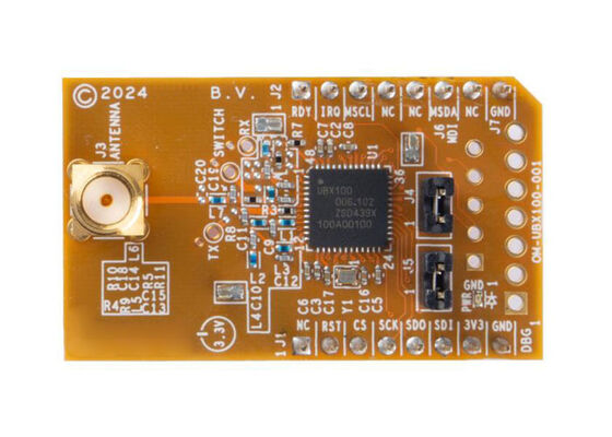 OM-UBX100-001 Embedded Solutions Breakout Board For UBX100 Sub-GHz RF Transceiver