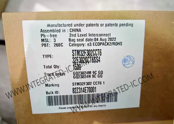 STM32F302CCT6 High Performance 32-Bit Microcontroller MCU with 72MHz Speed