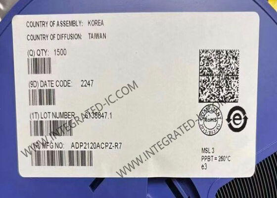 ADP2120ACPZ Integrated Circuit Chip 1.25A 1.2MHz Synchronous Step-Down DC-to-DC Regulator with Low Quiescent Current