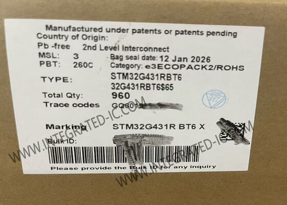 High Performance STM32G431RBT6 Microcontrollers IC LQFP64 Arm Cortex-M4 MCU