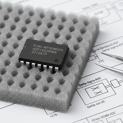 ADS1232IPWR 24-Bit 2-Channel Delta-Sigma ADC Integrated Circuit Chip for Bridge Sensors