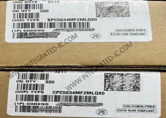 SPC5634MF2MLQ80 32-Bit Single-Core Microcontroller MCU 80MHz 1.5MB FLASH LQFP144