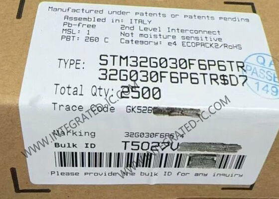 STM32G030F6P6TR Microcontroller MCU Single Core 32KB Flash Embedded MCU TSSOP20