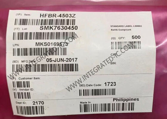 HFBR-4503Z Connectors Plastic Fiber Connector With Crimp Ring For Versatile Link