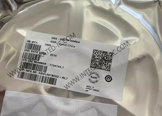 Integrated Circuit Chip ADXL367BCCZ 3-Axis Digital Output MEMS Accelerometer 12-LGA