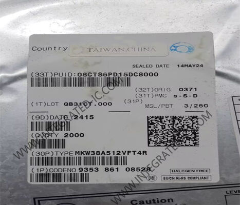 BT IC​ MKW38A512VFT4R 1Mbps BT Low Energy 5.0 Wireless Microcontroller
