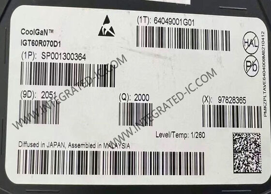 GaN IC​​​ IGT60R070D1ATMA4 1 N Channel MOSFET CoolGaN Power Transistor