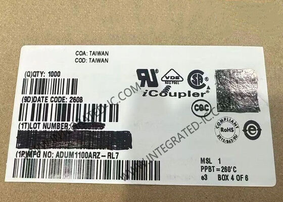 ADUM1100ARZ Digital Isolator Integrated Circuit Chip with 25Mbps Data Rate and 2500 Vrms Isolation Voltage