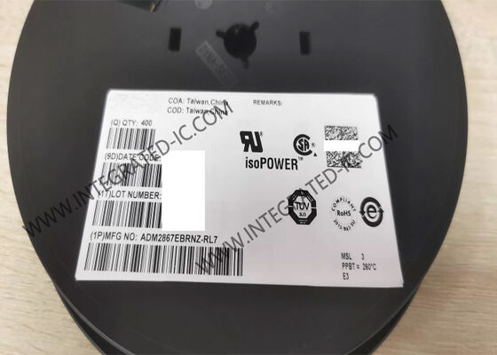 Integrated Circuit Chip ADM2867EBRNZ 5.7kVRMS Isolated RS-485 Transceivers SOIC-28