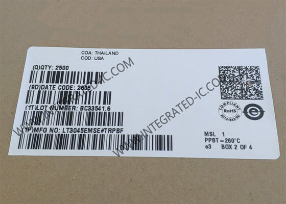 LT3045EMSE Integrated Circuit Chip 20V 500mA Ultrahigh PSRR Linear Regulator MSOP12