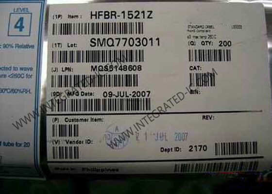 HFBR-1521Z Integrated Circuit Chip 5MBd Link Transmitter with 660nm Wavelength and RoHS Compliant