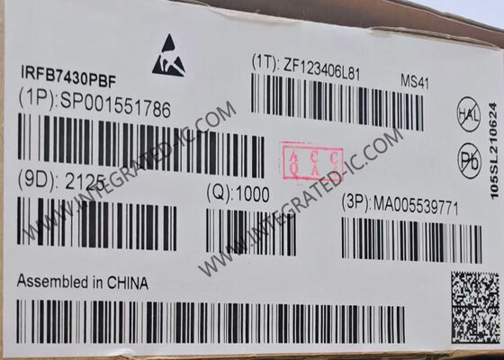 IRFB7430PBF 40V N-Channel Power MOSFET with 409A Drain Current and 375W Dissipation