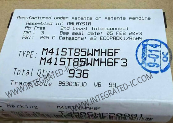 M41ST85WMH6F Integrated Circuit Chip with 44B NVRAM and 400 kHz I²C Interface Real-Time Clock in SOIC-8 Package
