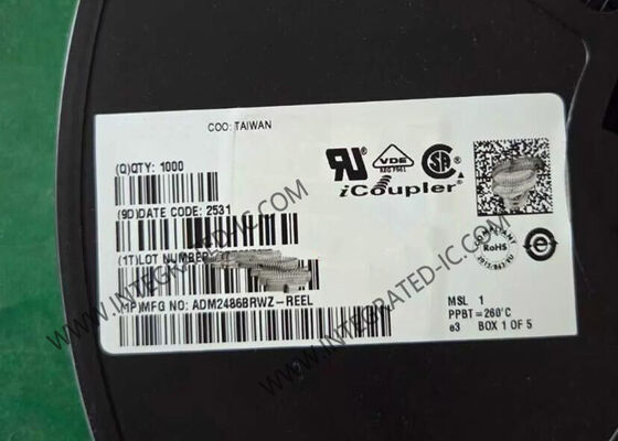 ADM2486BRWZ Integrated Circuit Chip 2.5kV Signal Isolated High Speed 20Mbps Half Duplex RS-485 Transceiver