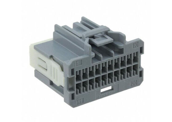 34729-0201 Connectors 20POS Dual Row Gray Stac64 Receptacle Housing