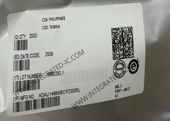 Microcontroller MCU ADAU1466WBCPZ300RL SigmaDSP Compact Digital Audio Processor With Extended Internal Memory