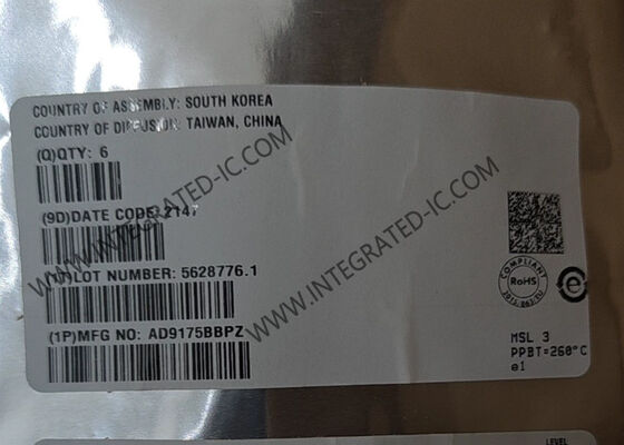 Integrated Circuit Chip AD9175BBPZ 12.6GSPS RF Digital To Analog Converters BGA-144