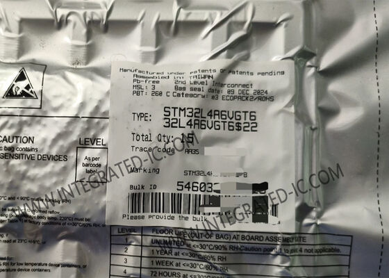 Microcontroller MCU STM32L4A6VGT6 80MHz Microcontroller Chips LQFP100 Single Core