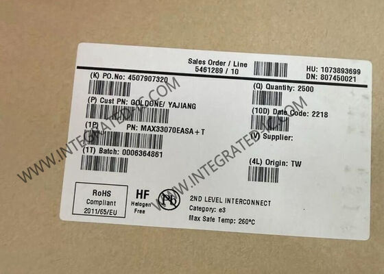 MAX33070EASA RS-485 Transceiver with 65V Fault Protection 500kbps Data Rate and Wide Operating Temperature Range