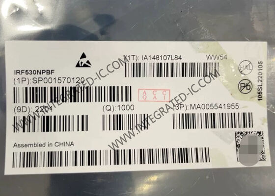 IRF530NPBF 100V 17A Fast Switching N-Channel MOSFET Transistor HEXFET® Power MOSFET Integrated Circuit Chip