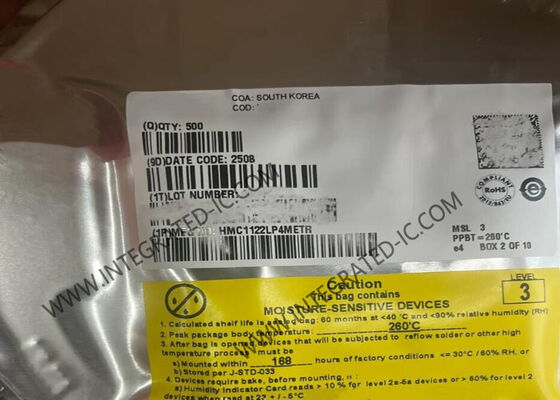 HMC1122LP4ME Integrated Circuit Chip 0.1GHz To 6GHz 0.5 dB LSB 6-Bit Silicon Digital Attenuator