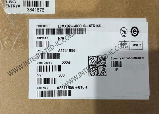 Field Programmable Gate Array LCMXO2-4000HC-6TG144I TQFP144 388MHz 540LAB FPGA Chip