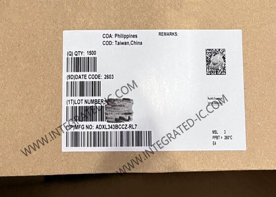 ADXL343BCCZ Sensor IC 3-Axis Digital Accelerometer with LGA-14 Digital MEMS Accelerometer