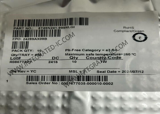 8T49N241-999NLGI Integrated Circuit Chip 1GHz FemtoClock NG Clock Translator QFN40