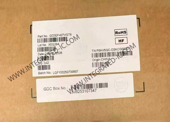 GD32F427VGT6 Microcontroller MCU 32-Bit 200MHz 2.6V To 3.6V Arm Cortex-M4 MCU For Graphic Display