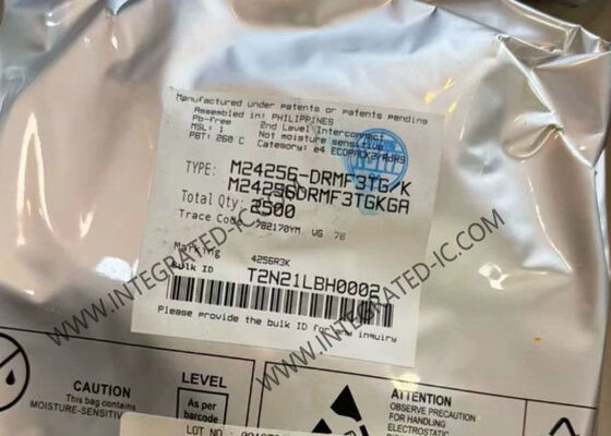 M24256-DRMF3TG 256Kbit Serial I2C Bus EEPROM Memory IC Chip with 1 MHz Clock Frequency