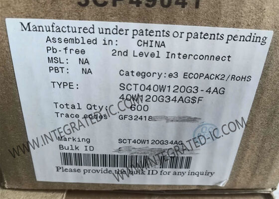 Integrated Circuit Chip SCT040W120G3-4AG Automotive Silicon Carbide Power Transistor