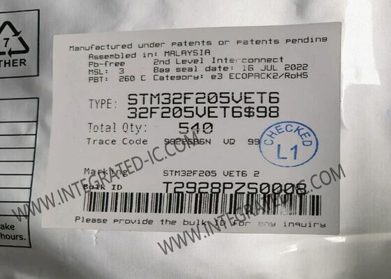 Microcontroller MCU STM32F205VET6 Microcontroller IC 32-Bit Single-Core