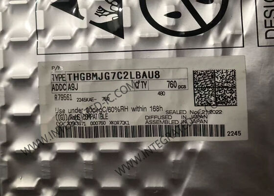 Electronic Integrated Circuits THGBMJG7C2LBAU8 128Gbit eMMC Flash Memory IC