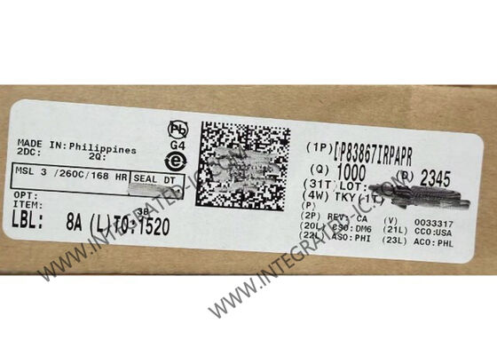 Ethernet IC DP83867IRPAPR 157mA High Immunity Gigabit Ethernet PHY Transceivers